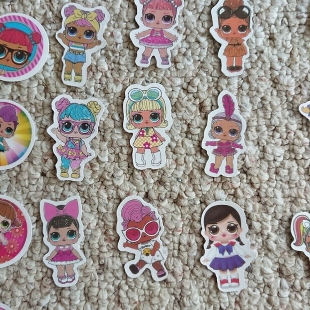 50 pieces cute LOl Stickers Waterproof Vinyl - Picture 6 of 10